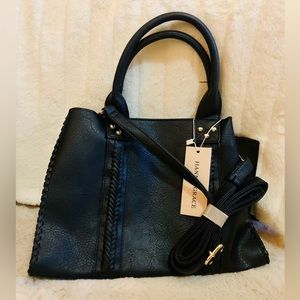 Leather hand bag